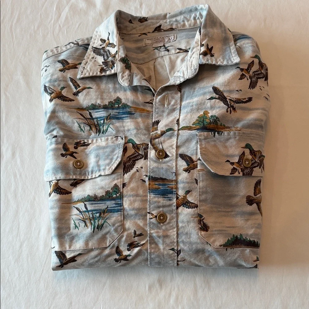 J. Crew x Wallace & Barnes Men's Nature Print Casual Shirt
